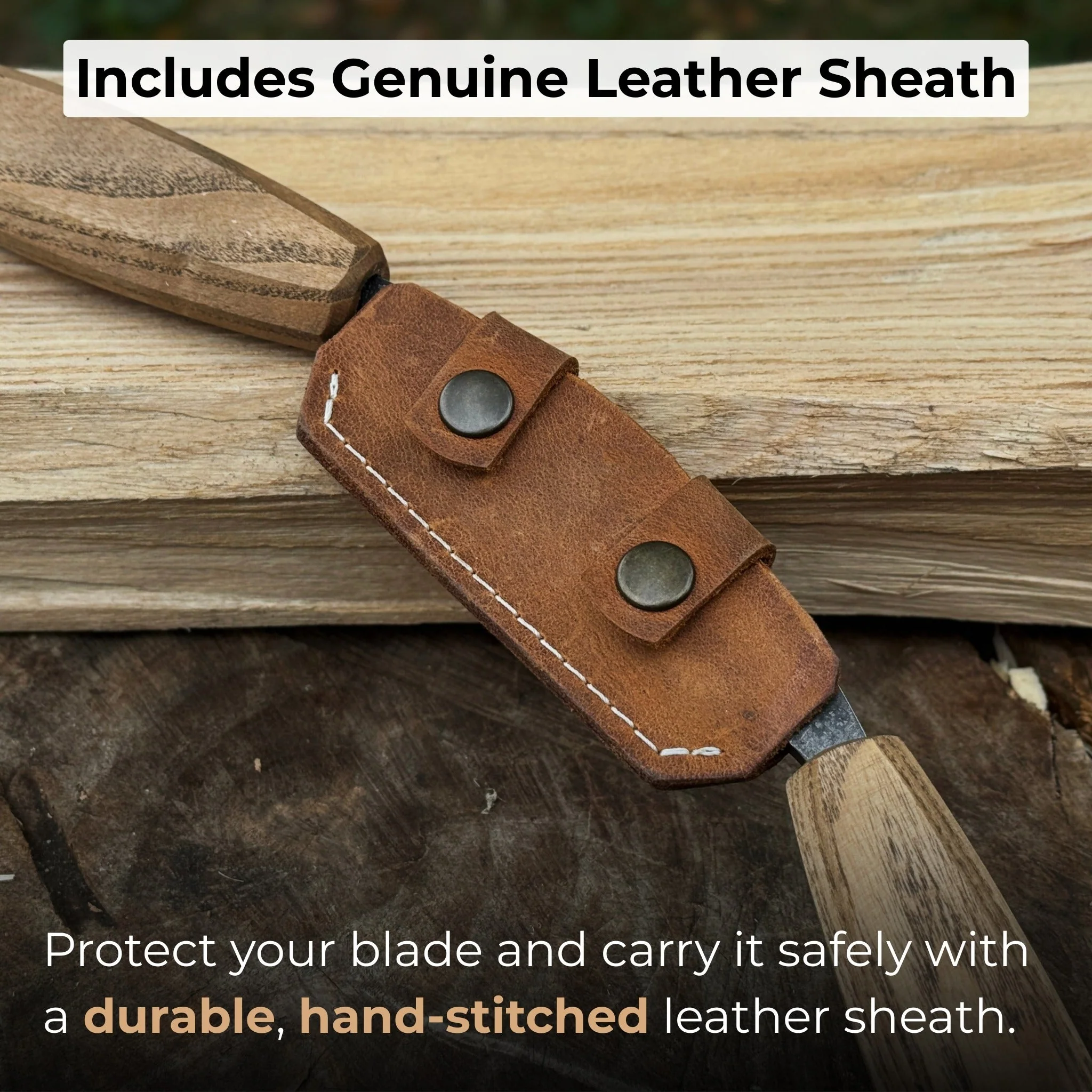 Small Straight Drawknife, 8.5 cm (3.3 inches) Cutting Edge - Image 4