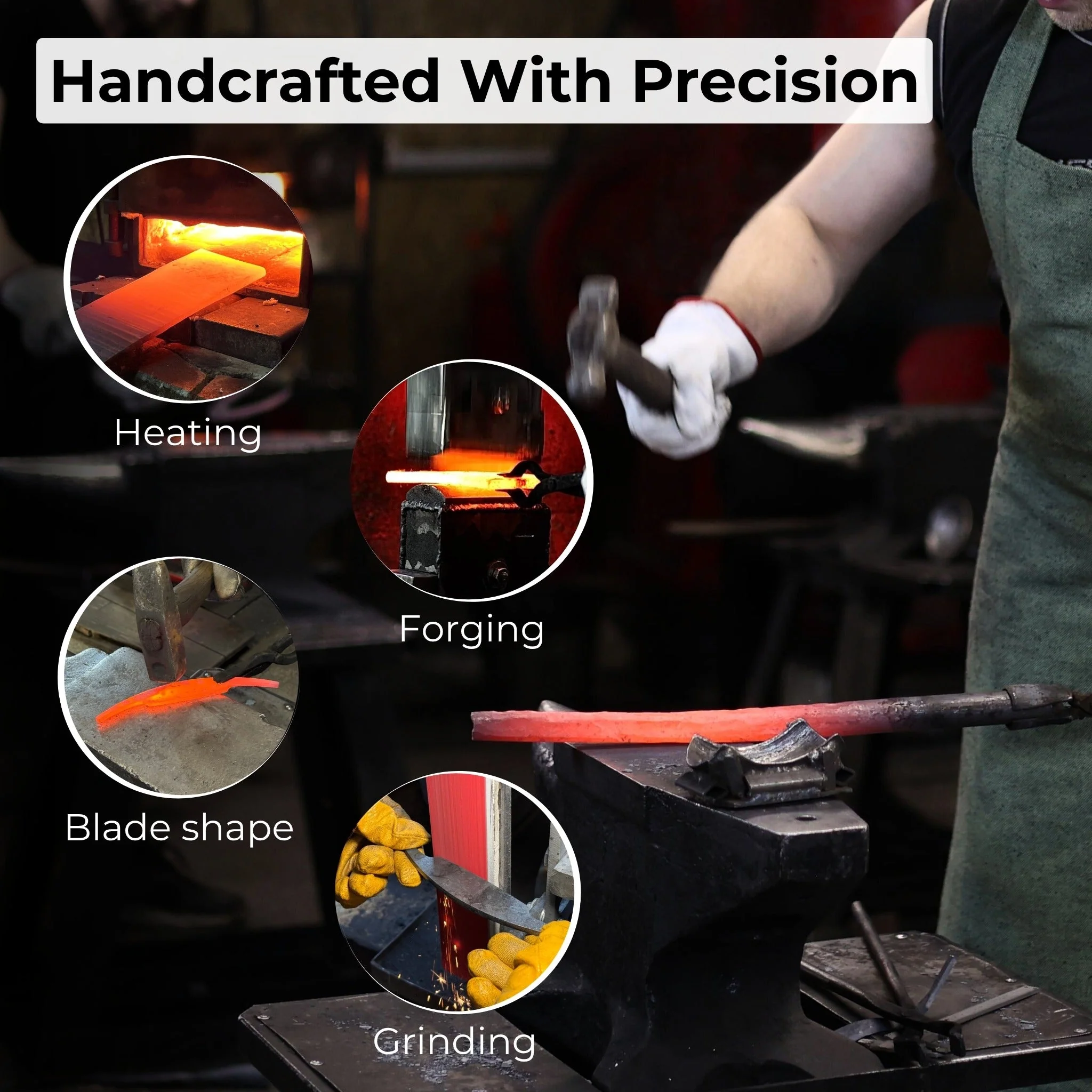Small Straight Drawknife, 8.5 cm (3.3 inches) Cutting Edge - Image 9