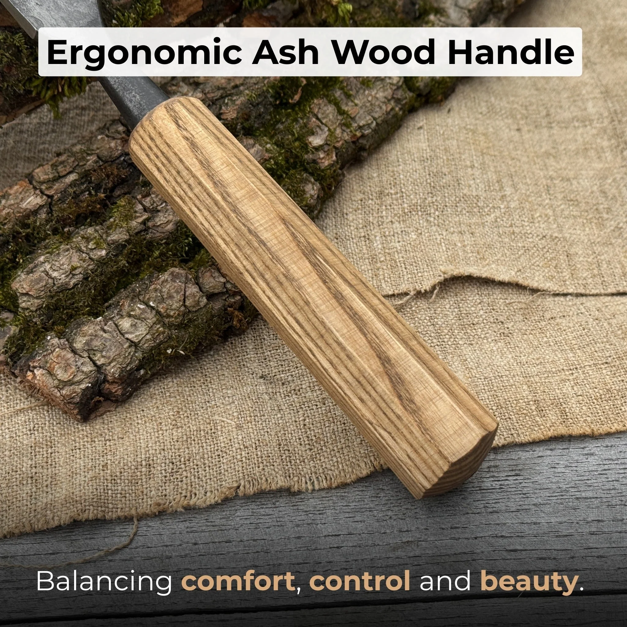 Straight Carving Gouge, 20 - 40 mm (0.8 - 1.6 inches) - Image 3