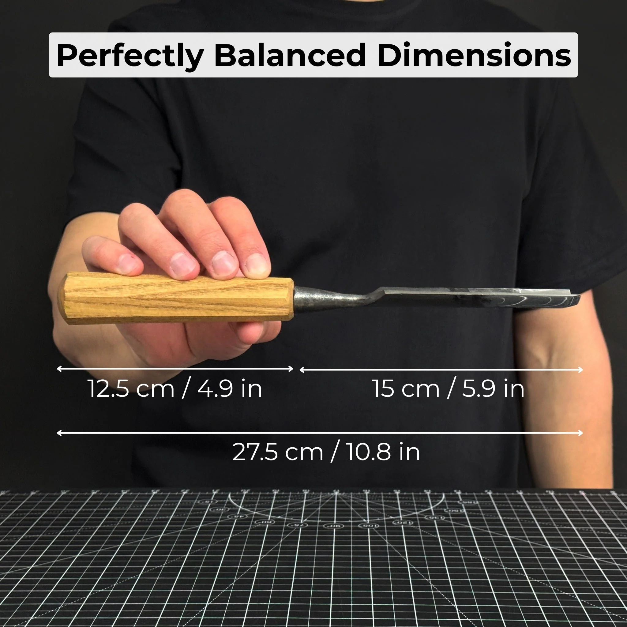 Straight Carving Gouge, 20 - 40 mm (0.8 - 1.6 inches) - Image 5