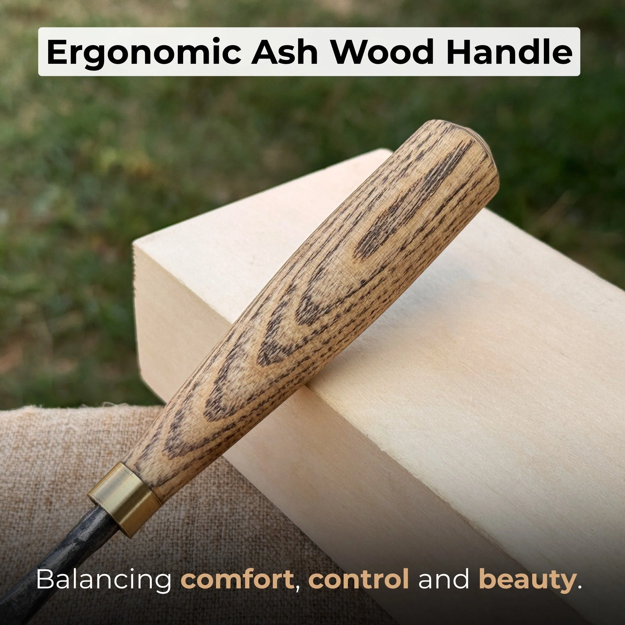 Straight Wood Carving Gouge, 5 - 12 mm (0.20 - 0.47 inches) - Image 3