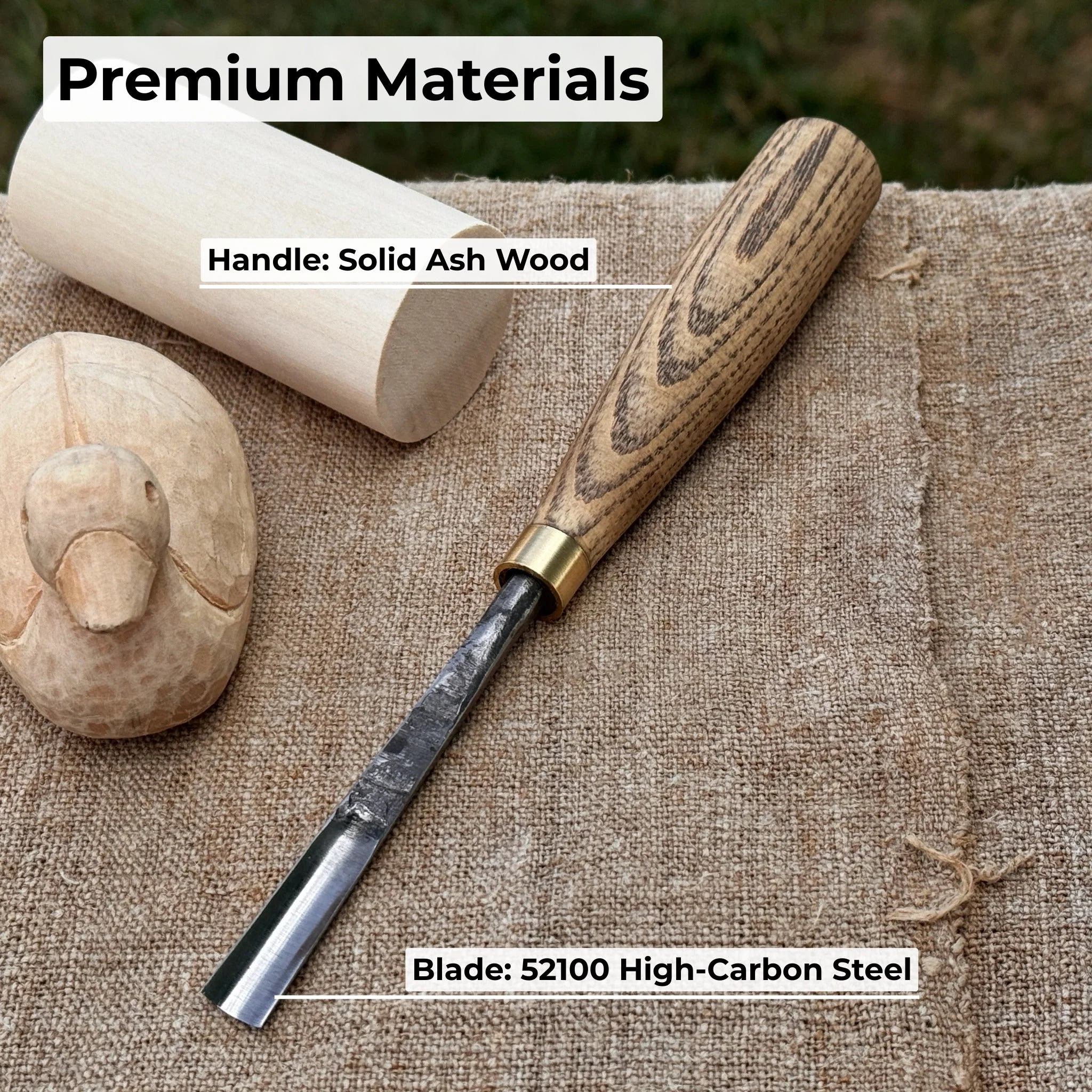 Straight Wood Carving Gouge, 5 - 12 mm (0.20 - 0.47 inches) - Image 6