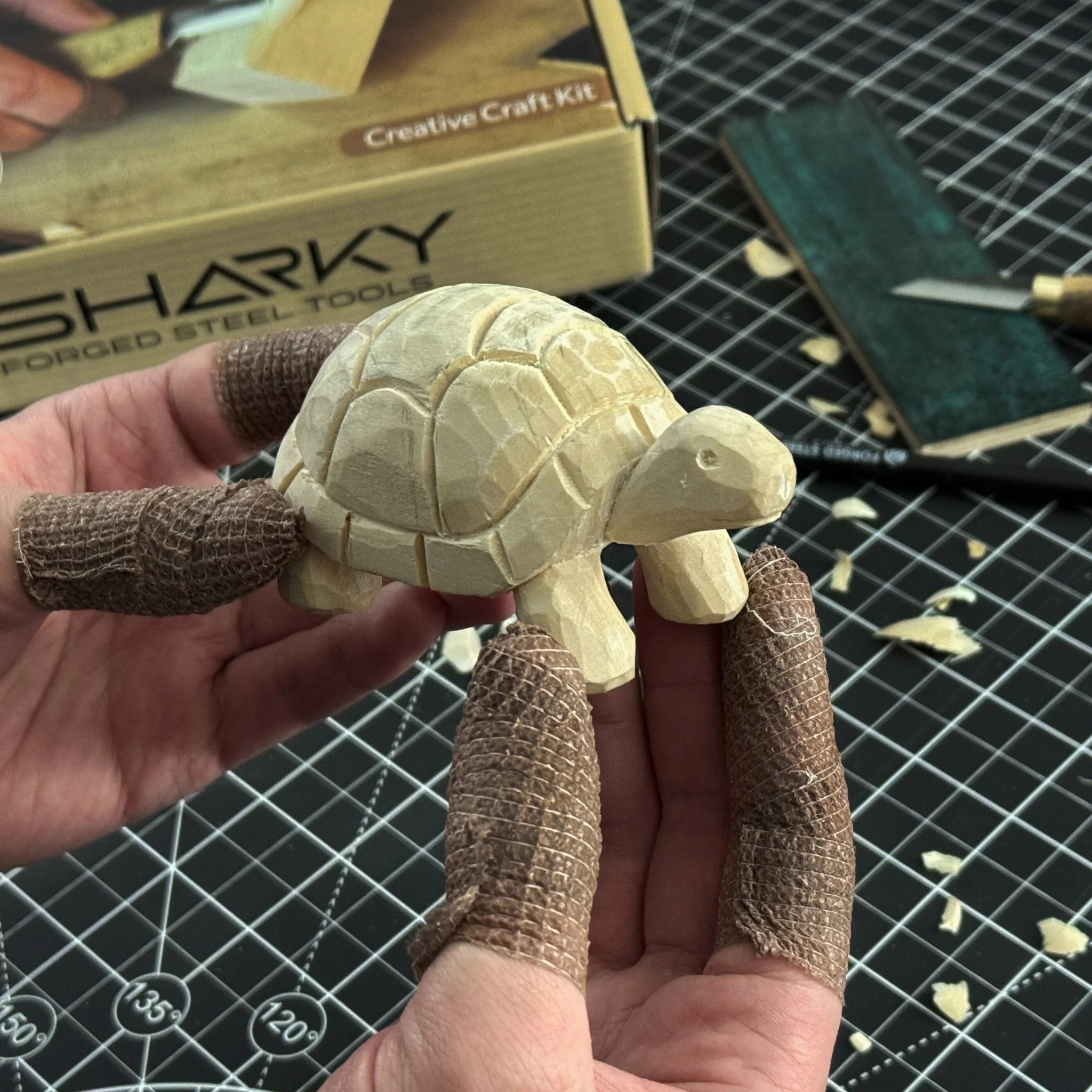Turtle Carving Kit – Complete Starter Whittling Kit for Beginners, Adults, Teens, and Kids - Image 6