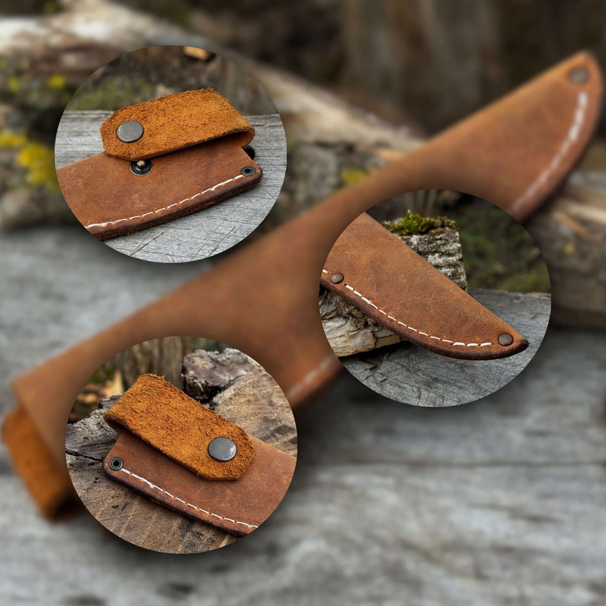 Universal Leather Knife Sheath For Fixed Knife - Image 7