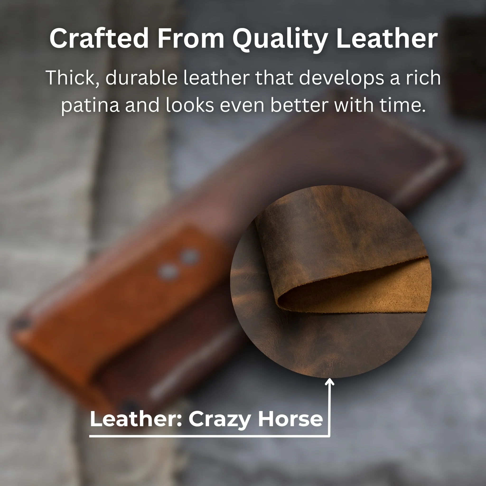 Universal Leather Sheath for Small Knives - Image 3