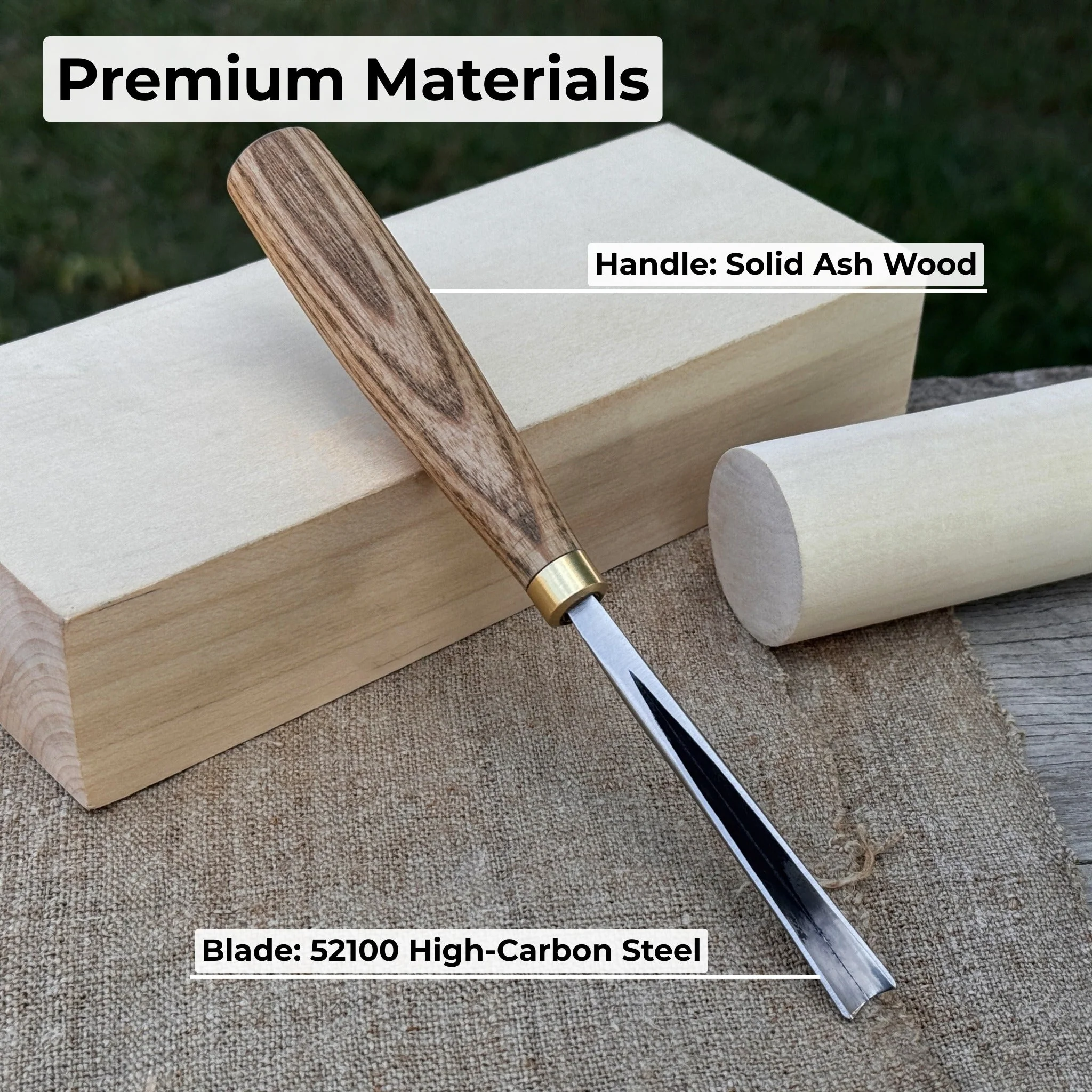 V-Parting Chisel 60 Degree, Blade 8 mm (0.31 inches) - Image 7