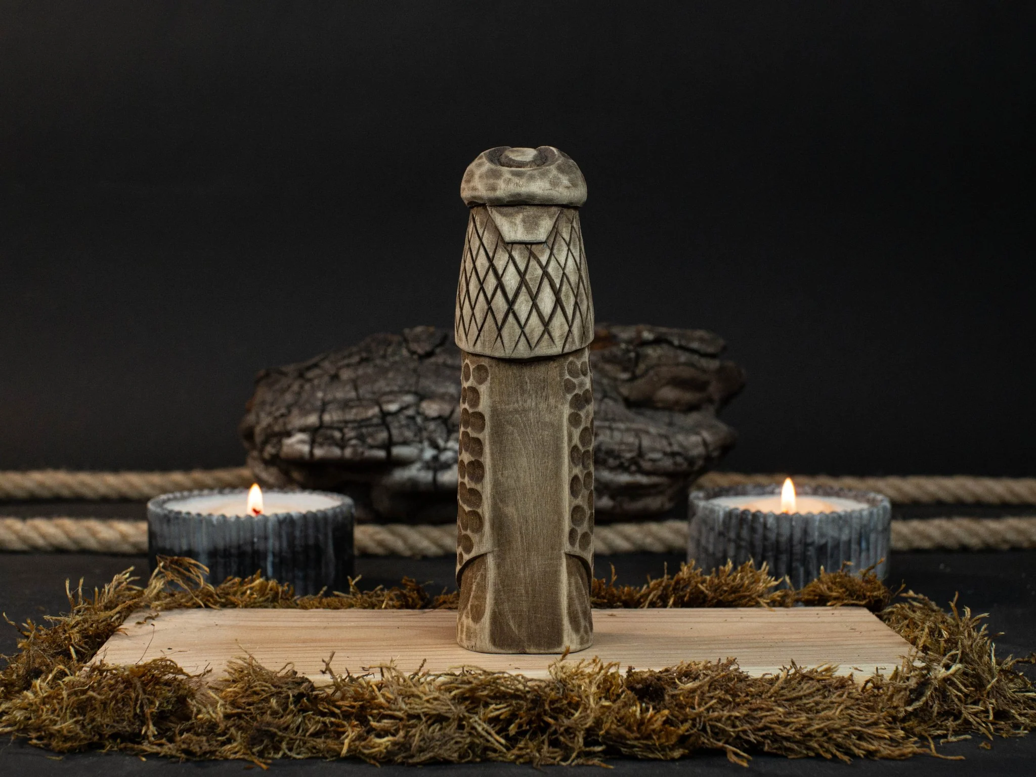 Vidar Figurine – 14 cm (5.7 inches) Hand-Carved Wooden Statue of the Norse God of Vengeance - Image 3