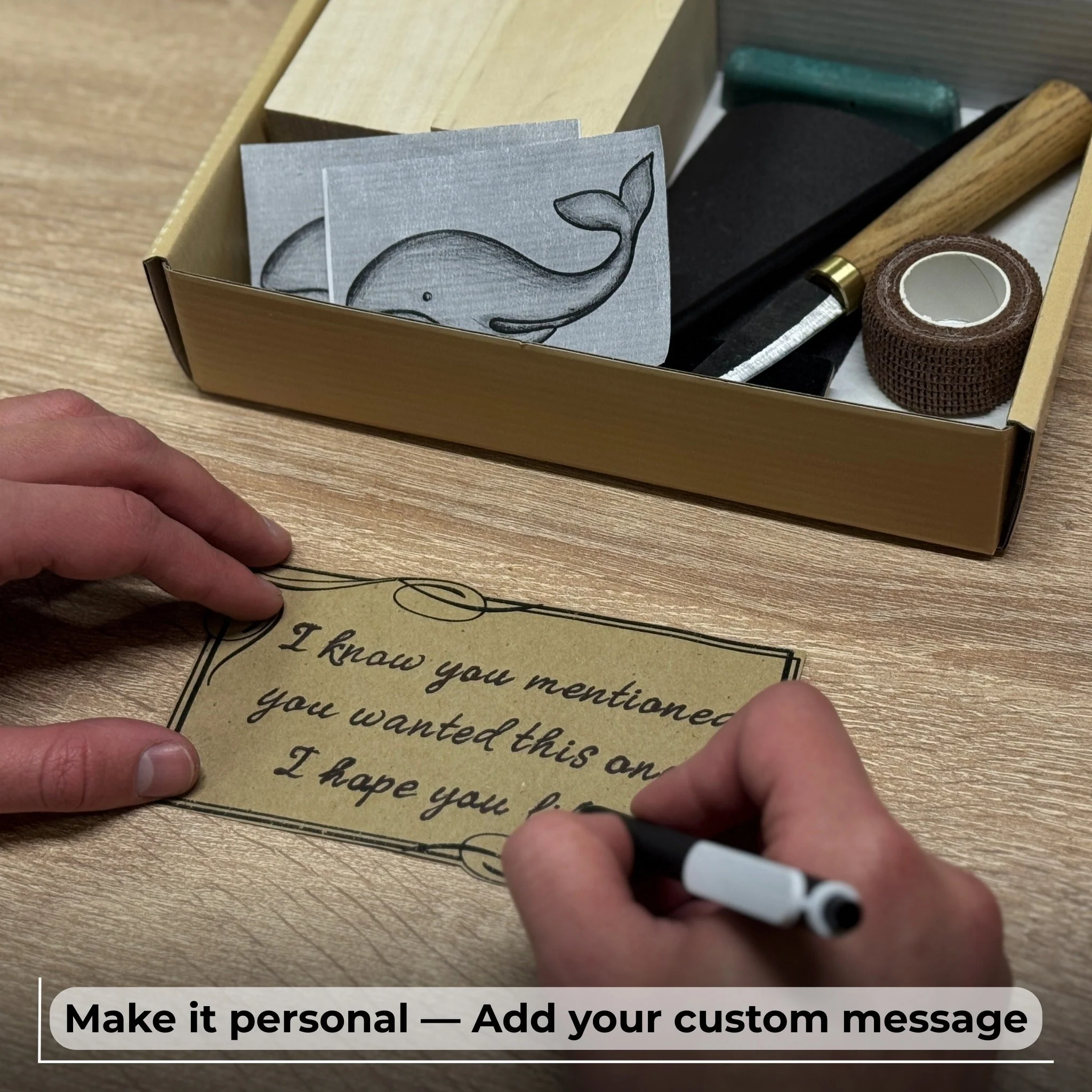 Whale Carving Kit - Complete Starter Whittling Kit for Beginners, Adults, Teens, and Kids - Image 11