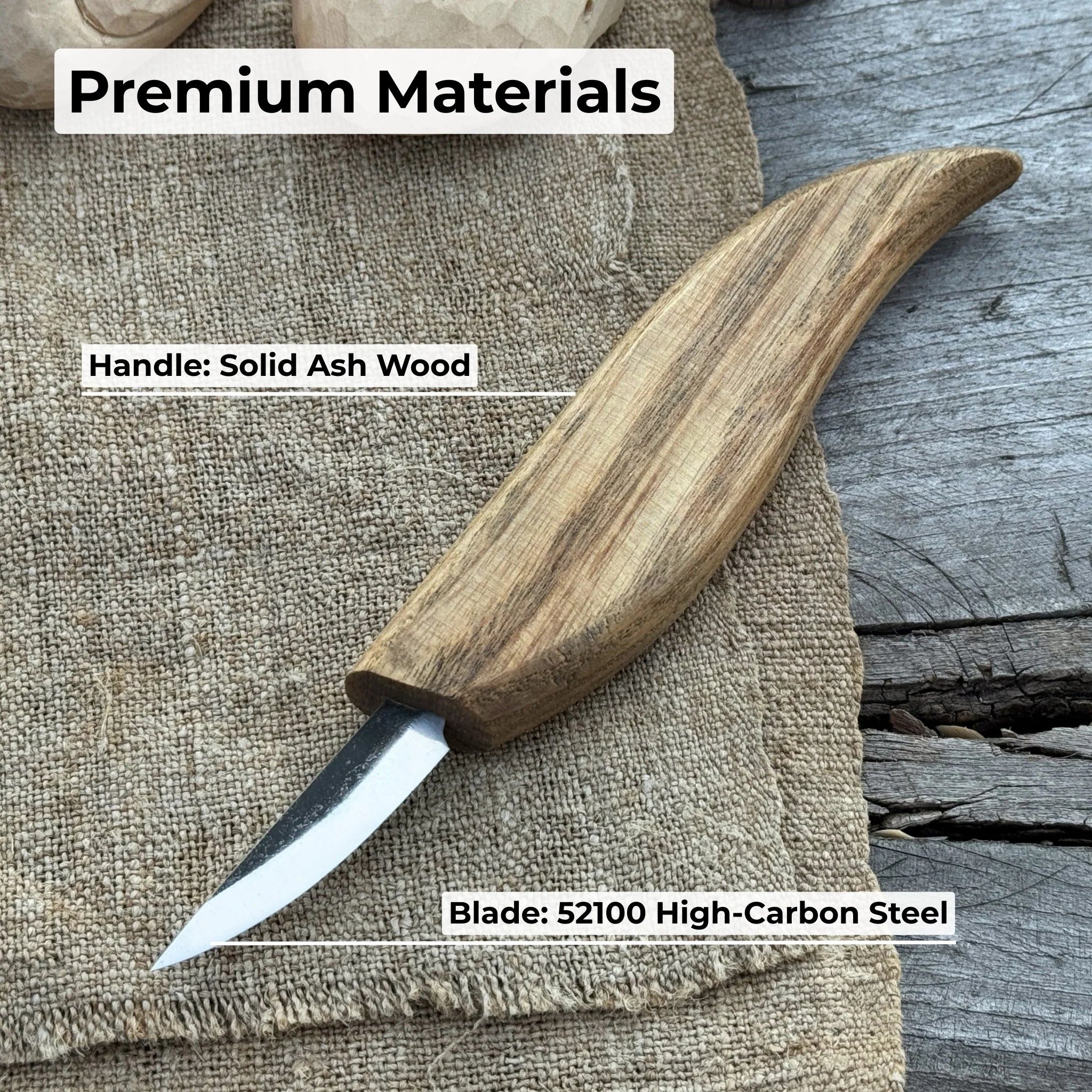 Whittling Knife for Wood Carving, 4.5 cm (1.77 inches) - Image 6
