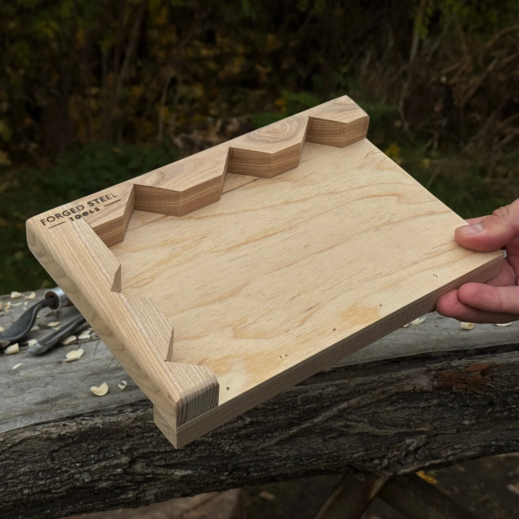 Wooden Bench Hook for Carving. Handcrafted Work Support for Wood Carving - Image 7